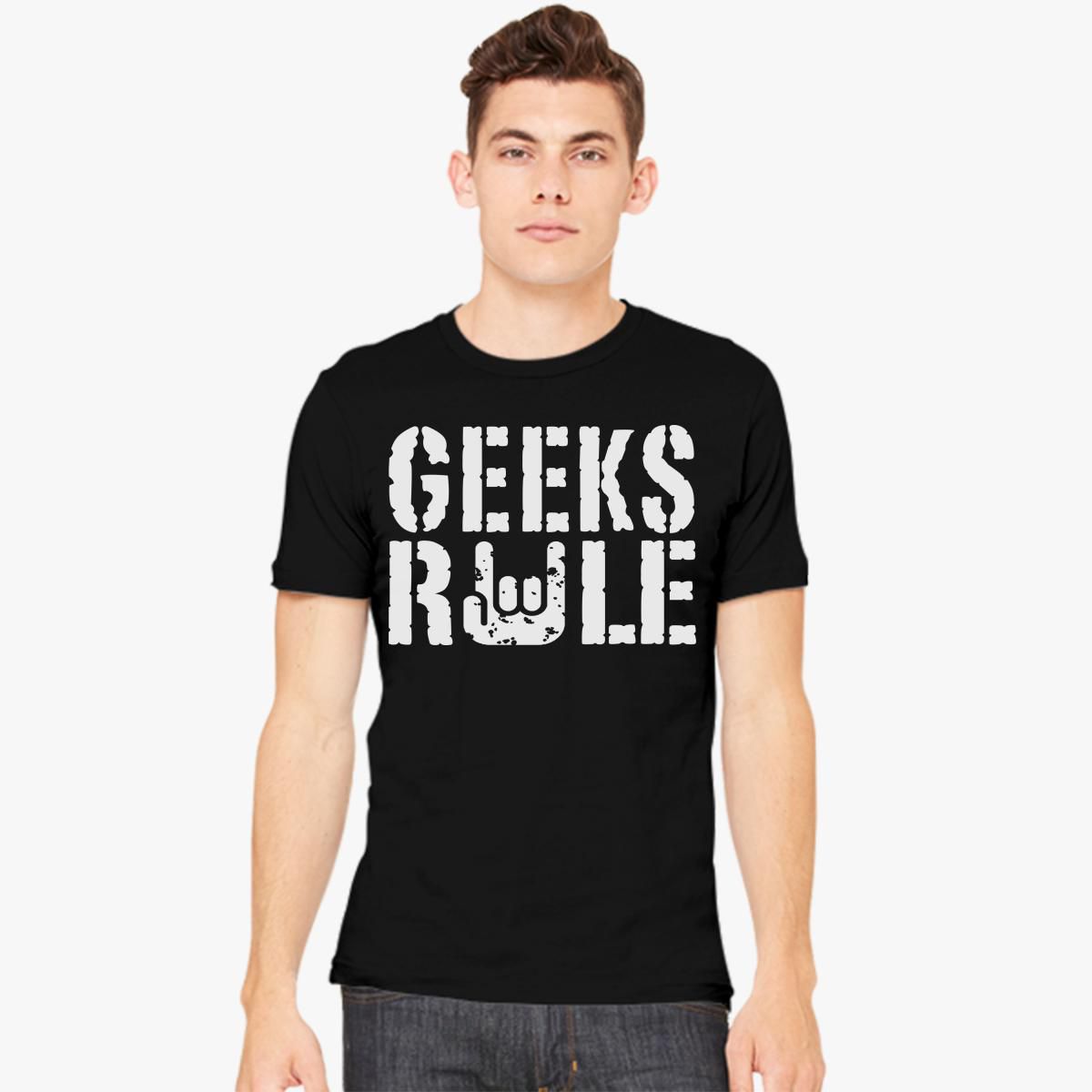 Geeks Rule Men's T-shirt Kidozi