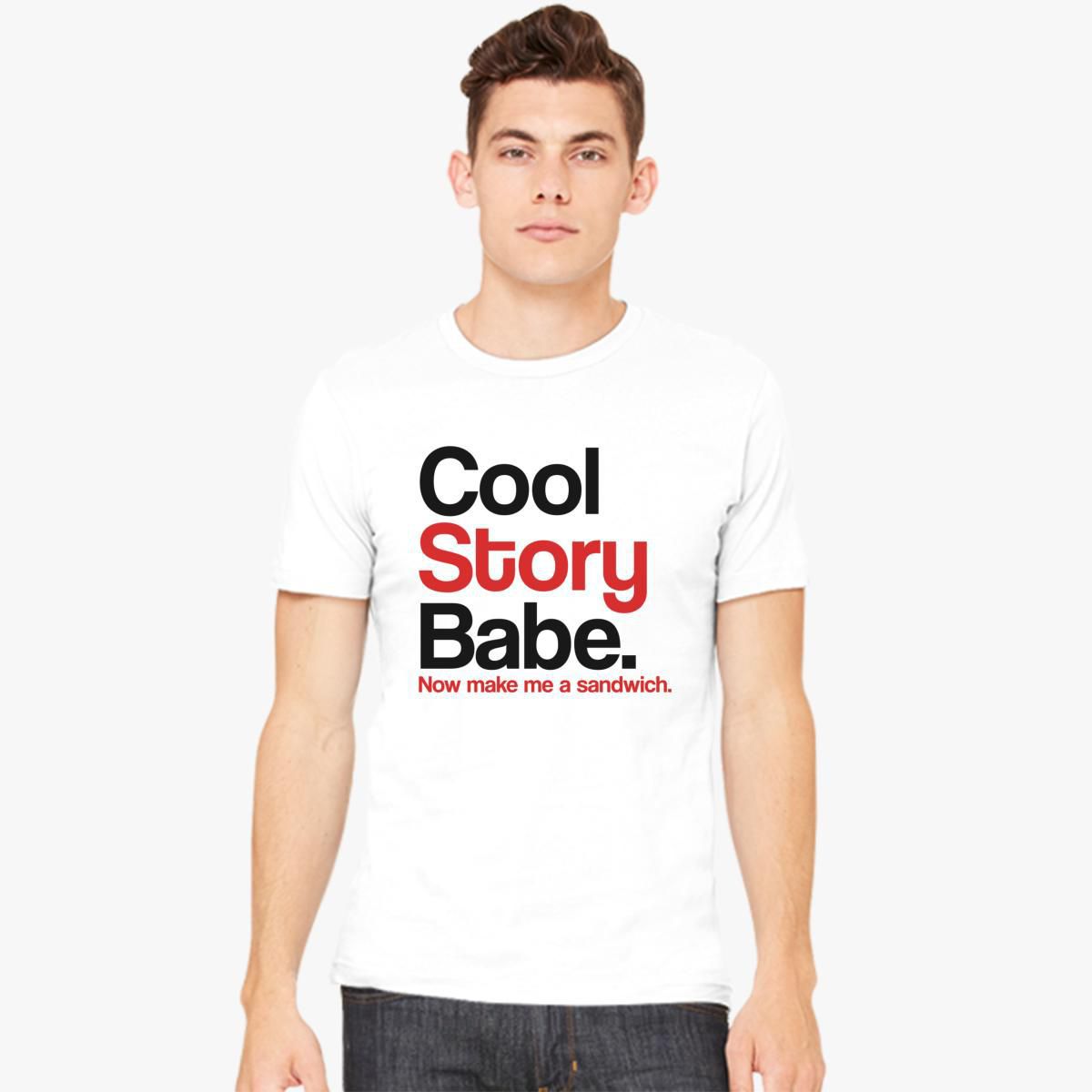 resultat bande Station Cool Story Babe. Now Make me a sandwich. Men's T-shirt | Kidozi