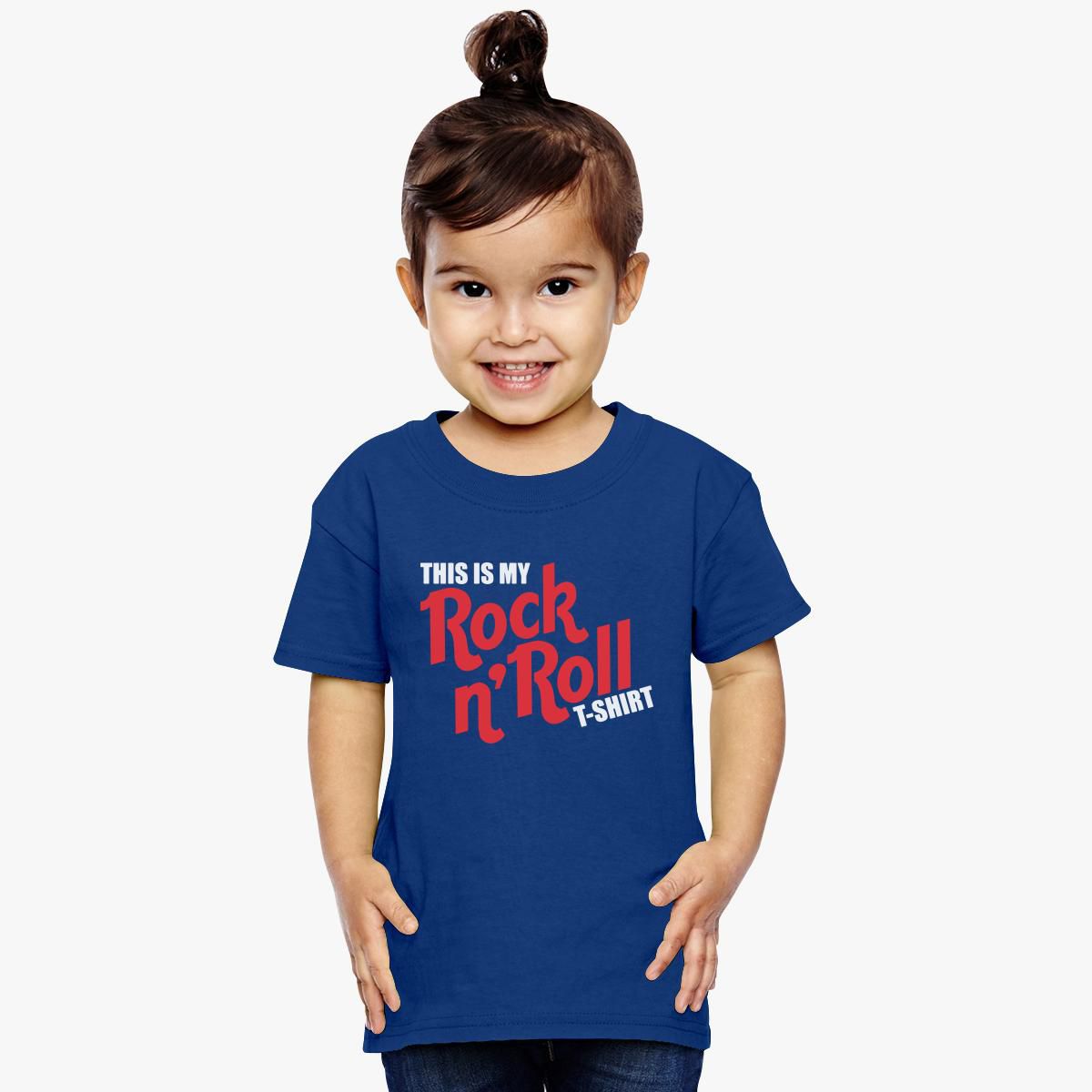 Rock n Roll Toddler T-shirt Kidozi