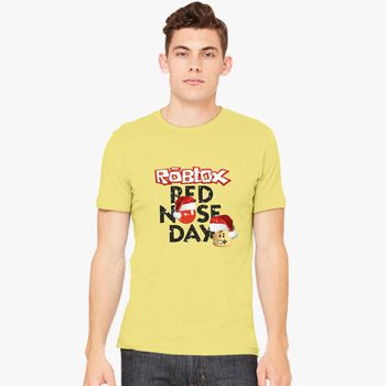 Roblox Christmas Design Red Nose Day Men S T Shirt Kidozi Com - boys t shirt yellow roblox