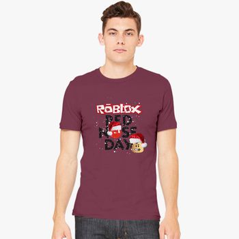 Roblox Christmas Design Red Nose Day Men S T Shirt Kidozi Com - enough roblox baby onesies kidozicom