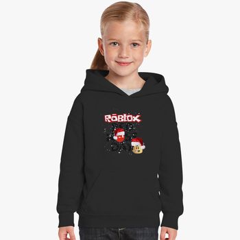 Roblox Christmas Design Red Nose Day Kids Hoodie Kidozi Com - black and baby blue fox hoodie v2 roblox