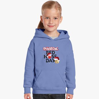 Roblox Christmas Design Red Nose Day Kids Hoodie Kidozi Com - black and baby blue fox hoodie v2 roblox
