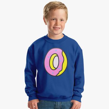 Odd Future Pastel Donut Kids Sweatshirt Kidozi Com - blue purple odd future donut roblox