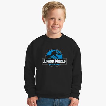 Jurassic World Logo Kids Sweatshirt Kidozi Com - jurassic world t shirt roblox