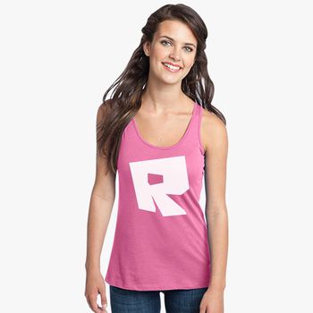 Roblox Logo Women S Racerback Tank Top Kidozi Com - sleeveless purple hoodie roblox