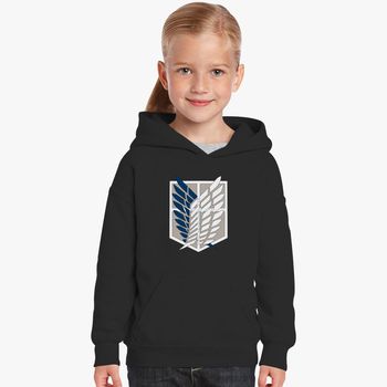 Scouting Legion Attack On Titan Logo Kids Hoodie Kidozi Com - attack on titan black and gold hoodie roblox