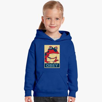 All Obey The Hypnotoad Kids Hoodie Kidozi Com - obey jumper roblox
