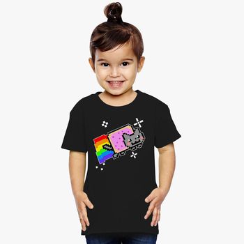 Nyan Cat Rainbow Toddler T Shirt Kidozi Com - nyan cat t shirt roblox