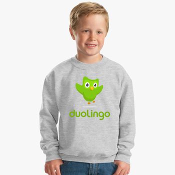 Duolingo Logo Kids Sweatshirt Kidozi Com - duolingo t shirt roblox
