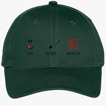 Eat Sleep And Roblox Youth Six Panel Twill Cap Kidozi Com - roblox cap