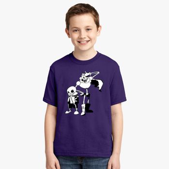Sans And Papyrus Undertale Youth T Shirt Kidozi Com