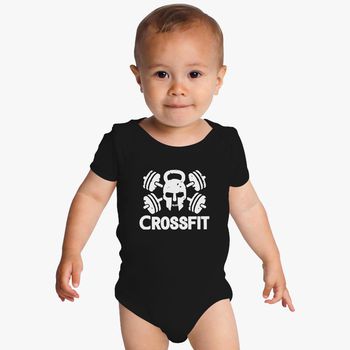 crossfit baby onesie
