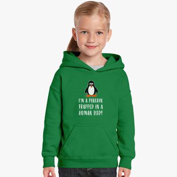 I M A Penguin Trapped In A Human Body Kids Hoodie Kidozi Com - everything i wanted billie eilish roblox id roblox music codes