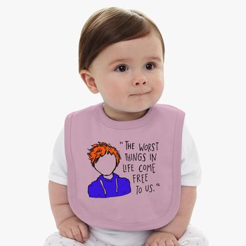 cartoon baby bib