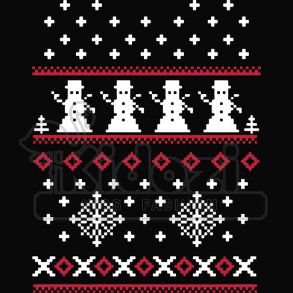Christmas Jumper T Shirt Xmas Gift Ideas Snow Snowflakes Snowman Tree Skiing Kids Hoodie Kidozi Com