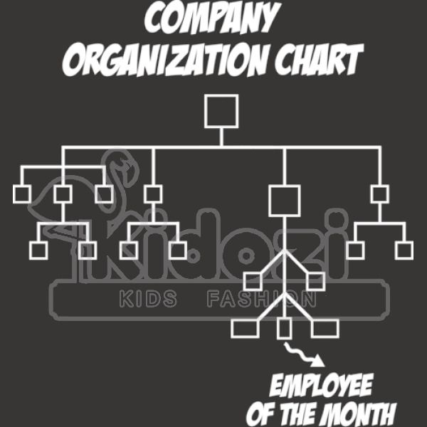 Funny company organization chart employee of the month Crewneck Sweatshirt  