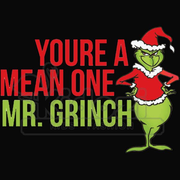 You Are A Mean One Mr Grinch Kids Hoodie Kidozi Com