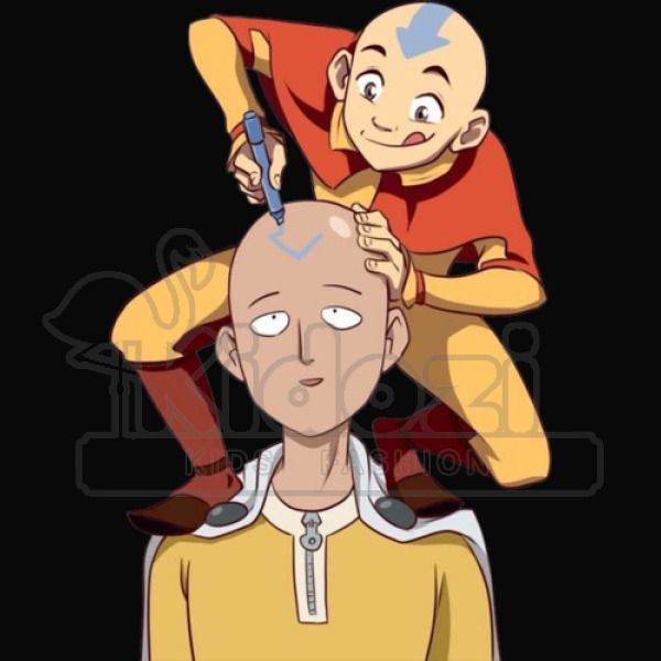 One Punch Man And Avatar Funny Youth T Shirt Kidozi Com