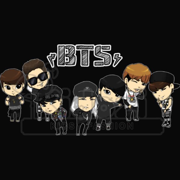 BTS Bangtan Boys BTS CARTOON Pantie | Kidozi.com