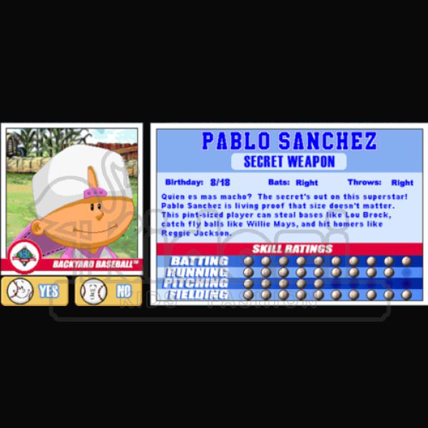 Pablo Sanchez Backyard Baseball Stat Card Iphone 6 6s Case Kidozi Com