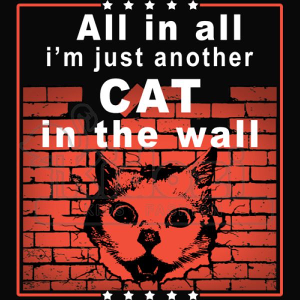 All In All I M Just Another Cat In The Wall Shirt Cat Lover Gift Idea All In All He S Just Another Prick With No Wall T Shirt Kids Hoodie Kidozi Com - cat lover youtube roblox caleb