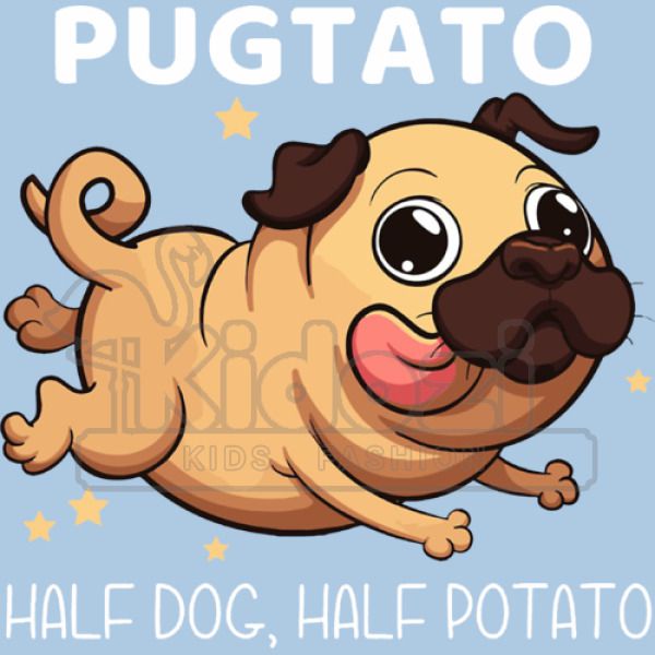 Funny Pugtato Pug Half Dog Half Patato Baby Onesies Kidozi Com - pug dog roblox