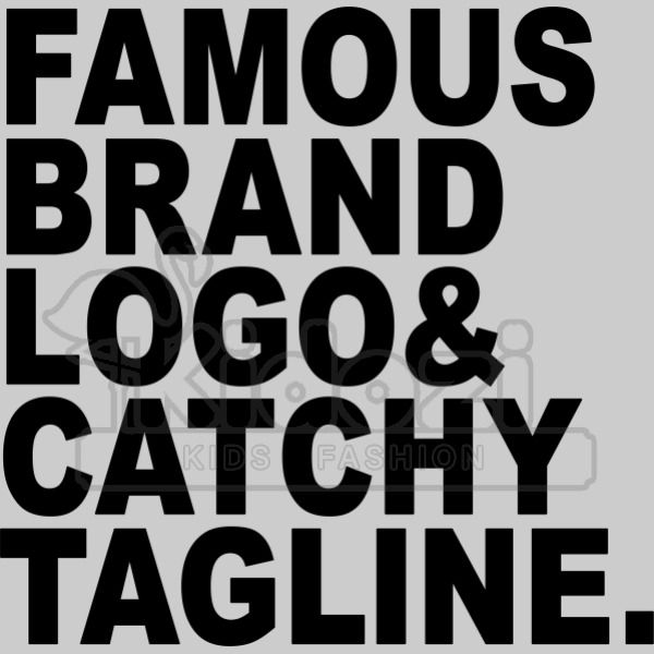 Famous Brand Logo And Catchy Tagline Kids Hoodie Kidozi Com