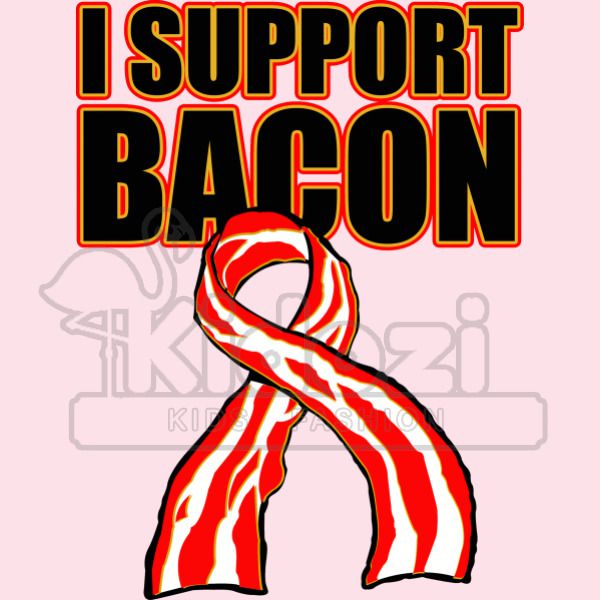I Support Bacon Kids Hoodie Kidozi Com
