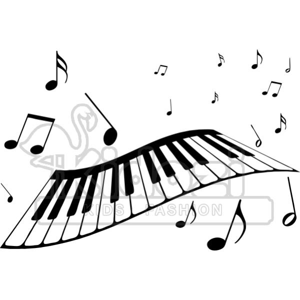 Piano Keyboard Music Notes Beat It Video Kids Hoodie Kidozi Com