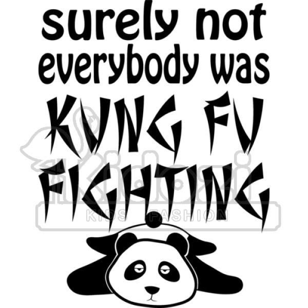 Surely Not Everybody Was Kung Fu Fighting Panda Kids Hoodie