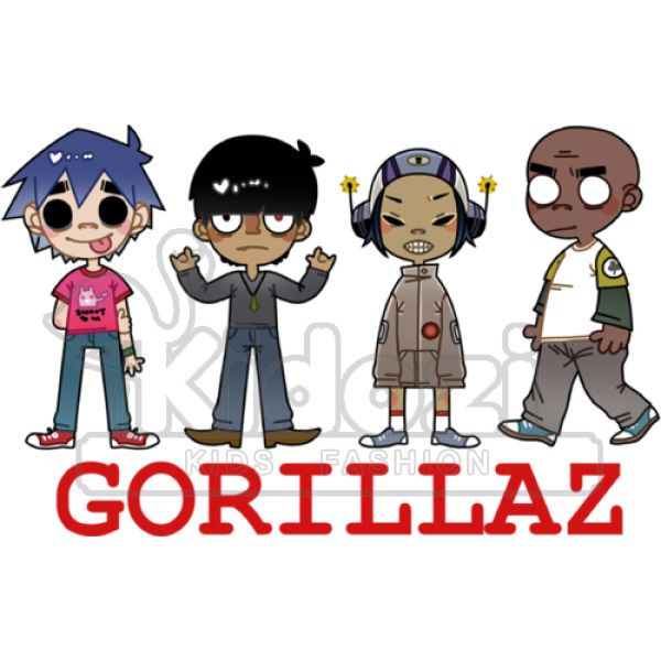 2 D Gorillaz Too Cute Kids Sweatshirt Kidozi Com - gorillaz 2 d demon days roblox