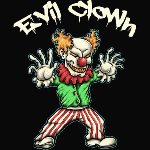 Scary Evil Clown T Shirt Kids Sweatshirt Kidozi Com - roblox halloween and clowns go together like clowns and