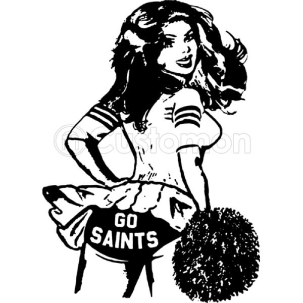retro new orleans saints t shirt