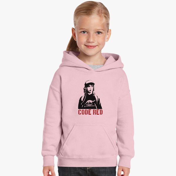 Stranger Things Dustin Code Red Kids Hoodie Kidozi Com - dustin stranger things roblox