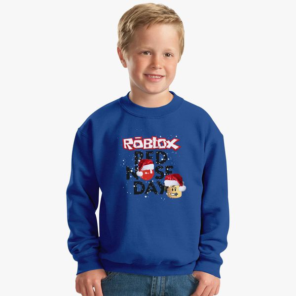 Roblox Christmas Design Red Nose Day Kids Sweatshirt Kidozi Com - roblox customize sweater for boys