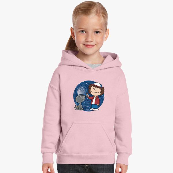 pink stranger things hoodie