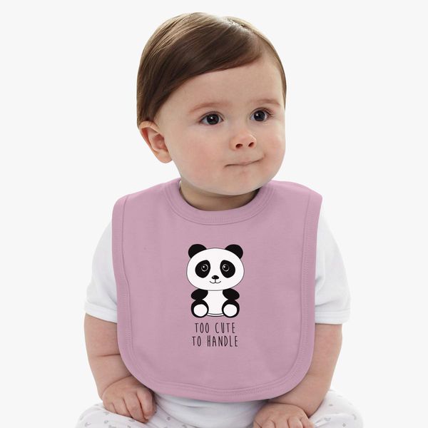 Too Cute To Handle Panda Baby Bib Kidozi Com