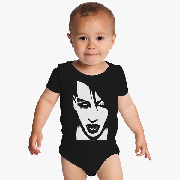 Marilyn Manson Baby Onesies | Kidozi.com