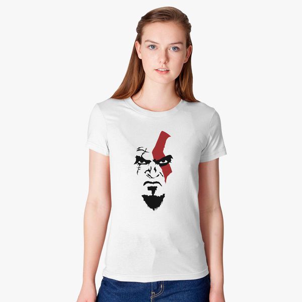 God Of War Kratos Face Women S T Shirt Kidozi Com - kratos shirt roblox