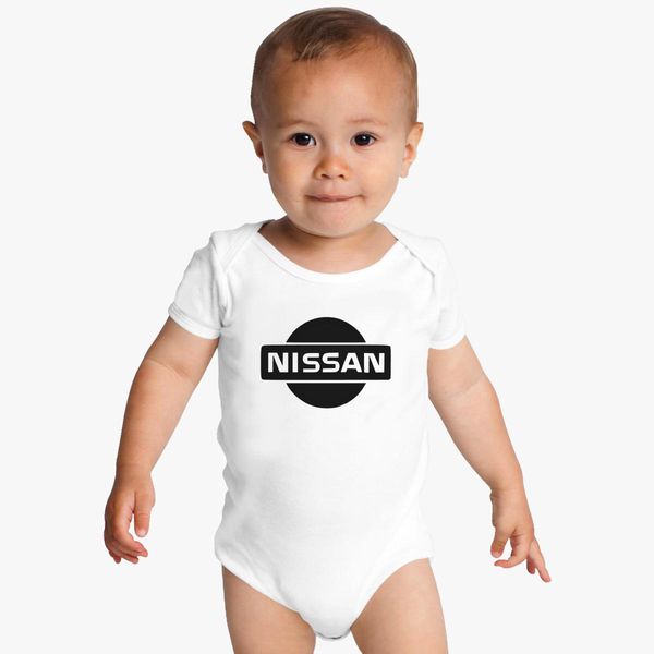 Nissan Logo Baby Bodysuit GTR Personalized One Piece Car Newborn Infant Grow