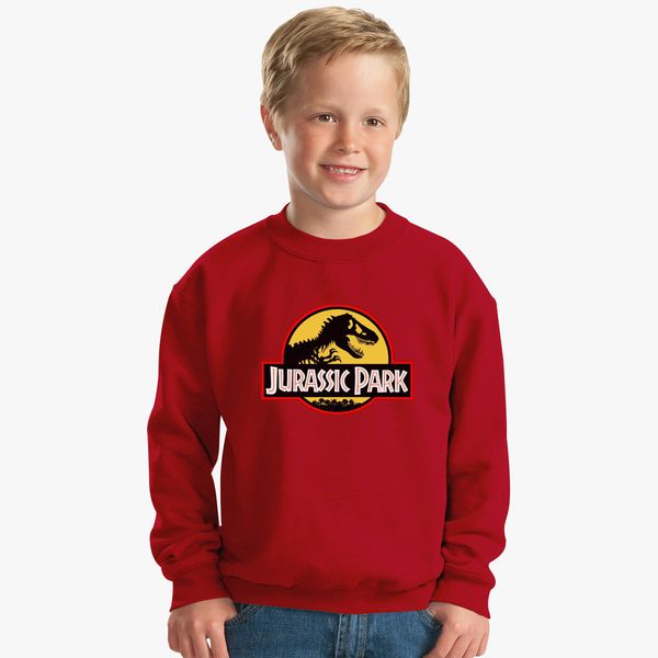 Jurassic Park Logo Kids Sweatshirt Kidozi Com - t shirt jurassic park roblox