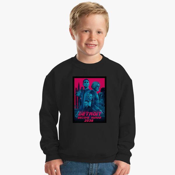 Detroit Become Human 2038 Kids Sweatshirt Kidozi Com - detroit become human roblox shirt