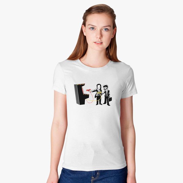 banksy pulp fiction t shirt