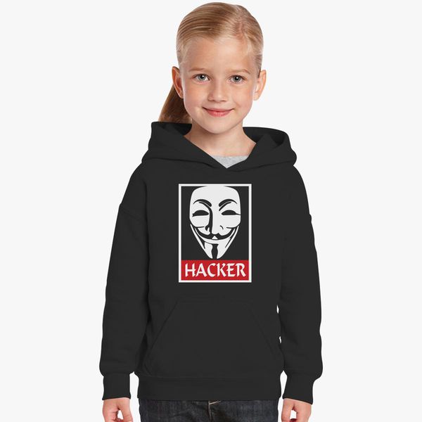 Cool Design Anonymous Hacker Kids Hoodie Kidozi Com