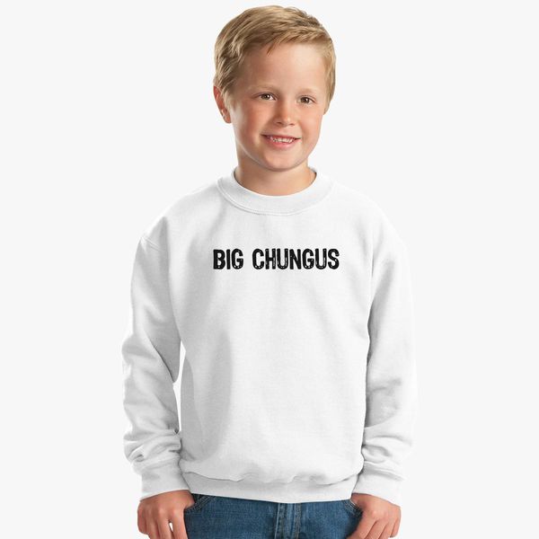 Big Chungus Kids Sweatshirt Kidozi Com - big chungus clothing roblox