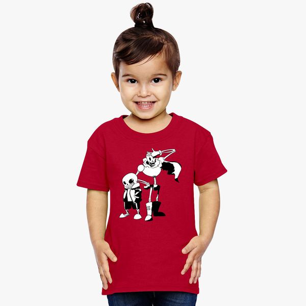 Sans And Papyrus Undertale Toddler T Shirt Kidozi Com