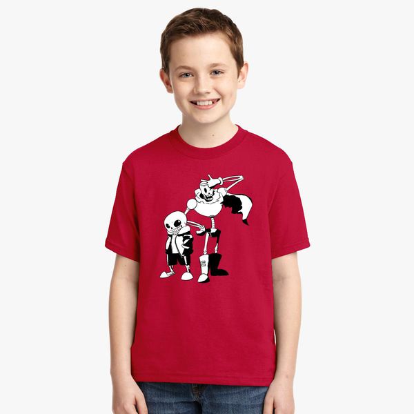 Sans And Papyrus Undertale Youth T Shirt Kidozi Com - papyrus t shirt roblox