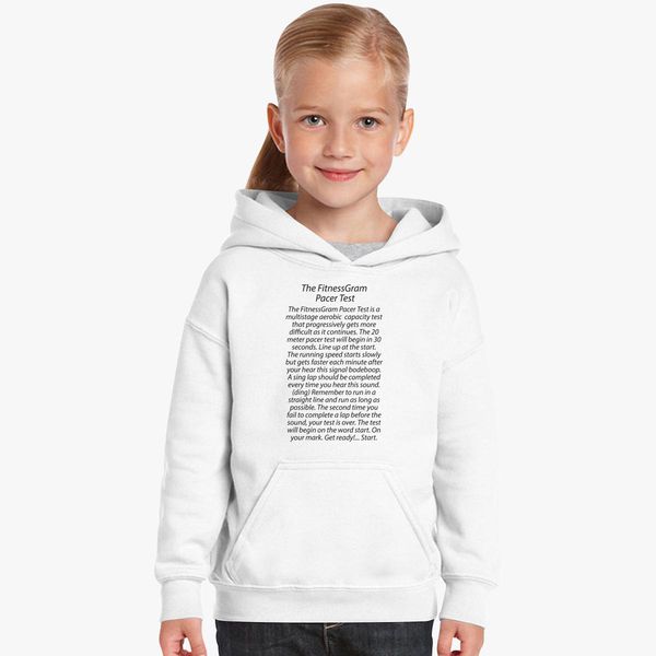 The Fitnessgram Pacer Test Quote Kids Hoodie Kidozi Com - grand pacer test roblox id