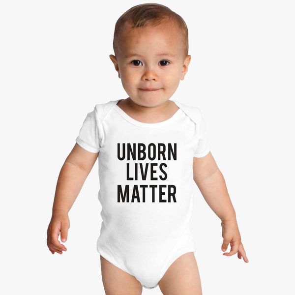 Baby Lives Matter Infant Bodysuit Anti-Abortion Pro-Life Unborn Lives Matter Baby Onesie Choose Life Pro Choice 
